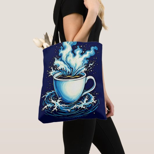 Ocean Coffee Dream Tote Bag (Dichtbij)