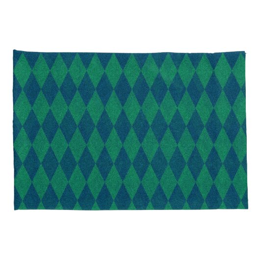 Ocean Color Diamond Glitter Kussensloop (Achterkant-Rechts)