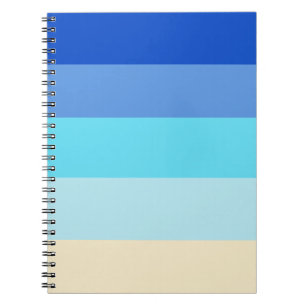 Ocean Colours Stripes Notitieboek