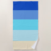 Ocean Colours Stripes Strandlaken (Voorkant)