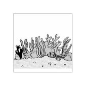 Ocean Coral Zee Floor Rubberstempel (Afrduk)