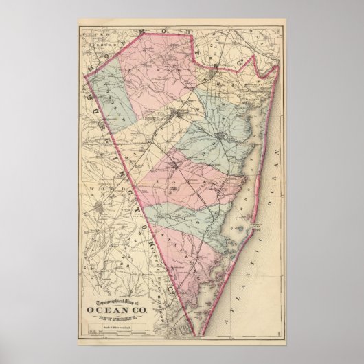 Ocean County, NJ Poster (Voorkant)