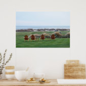 Ocean Course Chairs, Kiawah Island, South Carolina Poster (Keuken)