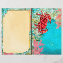  Ocean Crab Journal Page