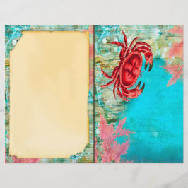  Ocean Crab Journal Page