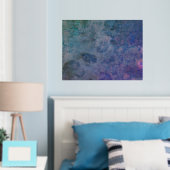 Ocean Creatures II Silver Foil Print (Insitu (Slaapkamer))