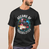 Ocean Creatures Summer Reading Possibilities Libra T-shirt (Voorkant)