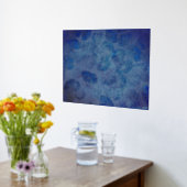 Ocean Creatures Zilveren Folie Print (Laag (Keuken))