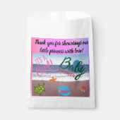 Ocean Critters Baby shower Bash Bedankzakje (Voorkant)