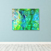 Ocean Crystals 2 20x16 canvas print (Insitu (Houten vloer))