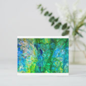 Ocean Crystals 2 Briefkaart (Staand voorkant)