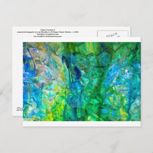 Ocean Crystals 2 Briefkaart (Voorkant / Achterkant)