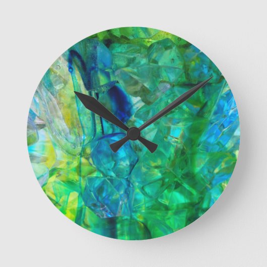 Ocean Crystals 2 Ronde Klok (Voorkant)