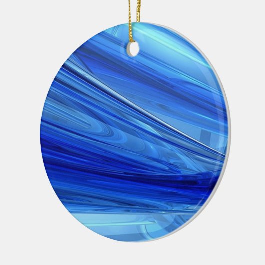 Ocean Current Keramisch Ornament (Links)