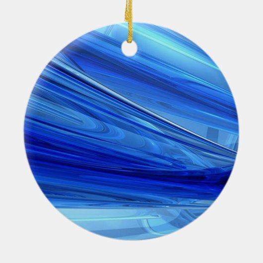 Ocean Current Keramisch Ornament (Achterkant)