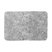 Ocean Currents & Bubbles Silver of Grey Bath Mat (Voorkant)