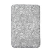Ocean Currents & Bubbles Silver of Grey Bath Mat (Voorkant Verticaal)