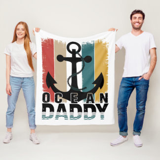 Ocean Daddy | Gezellige nautische-thema deken voor