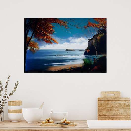 Ocean Dawn Poster (Keuken)