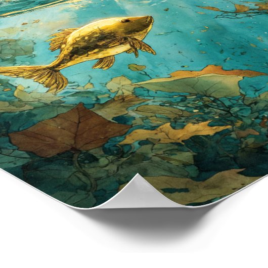 "Ocean Design Poster" Poster (Hoek)