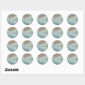 Ocean Deva, Ocean Deva Darlene P. Coltrainwww.... Ronde Sticker (Vel)