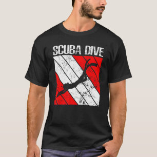 Ocean Diving Scuba duikt naar beneden duiken T-shirt