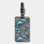 Ocean Dolphin Bagagelabels (Voorkant verticaal)