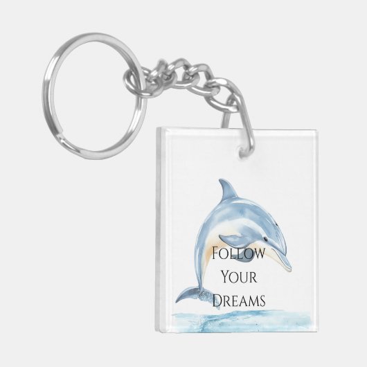 Ocean Dolphin Sleutelhanger (Voorkant Links)