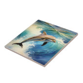 Ocean Dolphin Speels Tegeltje (Zijkant)