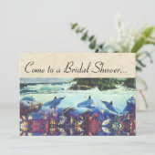 Ocean Dolphin Zee Turtle Fish Vrijgezellenfeest Ui Kaart (Staand voorkant)