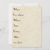 Ocean Dolphin Zee Turtle Fish Vrijgezellenfeest Ui Kaart (Achterkant)