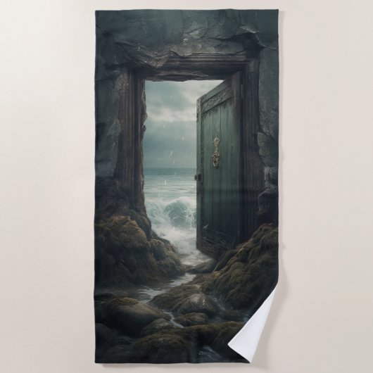 Ocean Door Beach Handdoek (Voorkant)