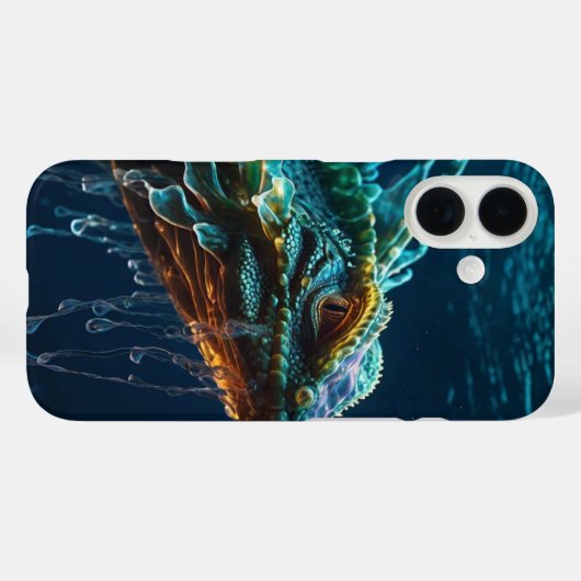 Ocean Dragon Glow Case-Mate iPhone Case (Achterkant (horizontaal))