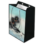 Ocean Dragon Rising naar Mt. Fuji HOKUSAI Ukiyo-e Medium Cadeauzakje (Achterkant Gekanteld)