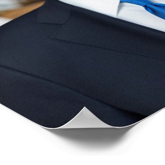 Ocean Dragon Rising naar Mt. Fuji HOKUSAI Ukiyo-e Poster (Hoek)