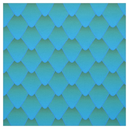 Ocean Dragon Scales Stof (Swatch)