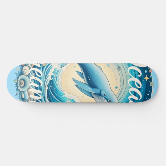 Ocean Dreamer Persoonlijk Skateboard (Horizontaal)
