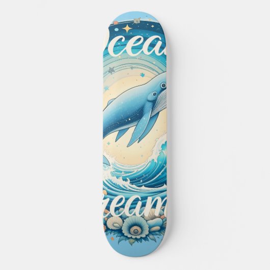 Ocean Dreamer Persoonlijk Skateboard (Voorkant)