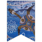 Ocean Dreaming Aboriginal Art Bunting Vlaggetjes (Derde vlag)