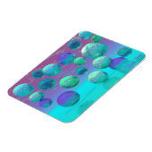 Ocean Dreams - Aqua en Violet Ocean Fantasy Magneet (Linkerzijde)