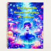 Ocean Dreams - Chibi Mermaid Glow Planner (Voorkant)
