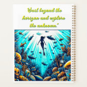 Ocean Dreams - Chibi Mermaid Glow Planner (Achterkant)