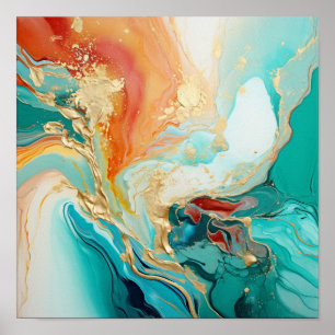 Ocean Dreams III Nederlands gietontwerp Poster