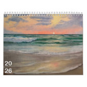 Ocean Dreams: Mariene kunstkalender 2026 Kalender (Hoes)