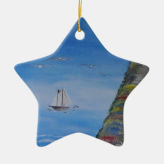 Ocean Dreams Square Keramisch Ornament