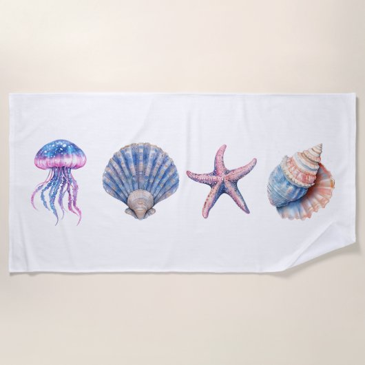 "Ocean Dreams" Strandlaken (Voorkant)