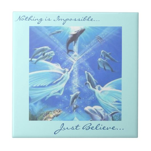 Ocean Dreams Tile Tegeltje (Voorkant)