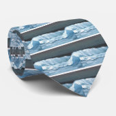 Ocean Dreams Waves Night Moonlit Zee Beach Surf Stropdas (Opgerold)