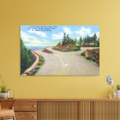 Ocean Drive Double Deck Road Uitzicht Canvas Afdruk (Insitu (Woonkamer))