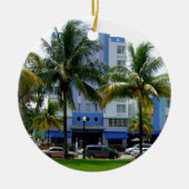 Ocean Drive Keramisch Ornament (Voorkant)